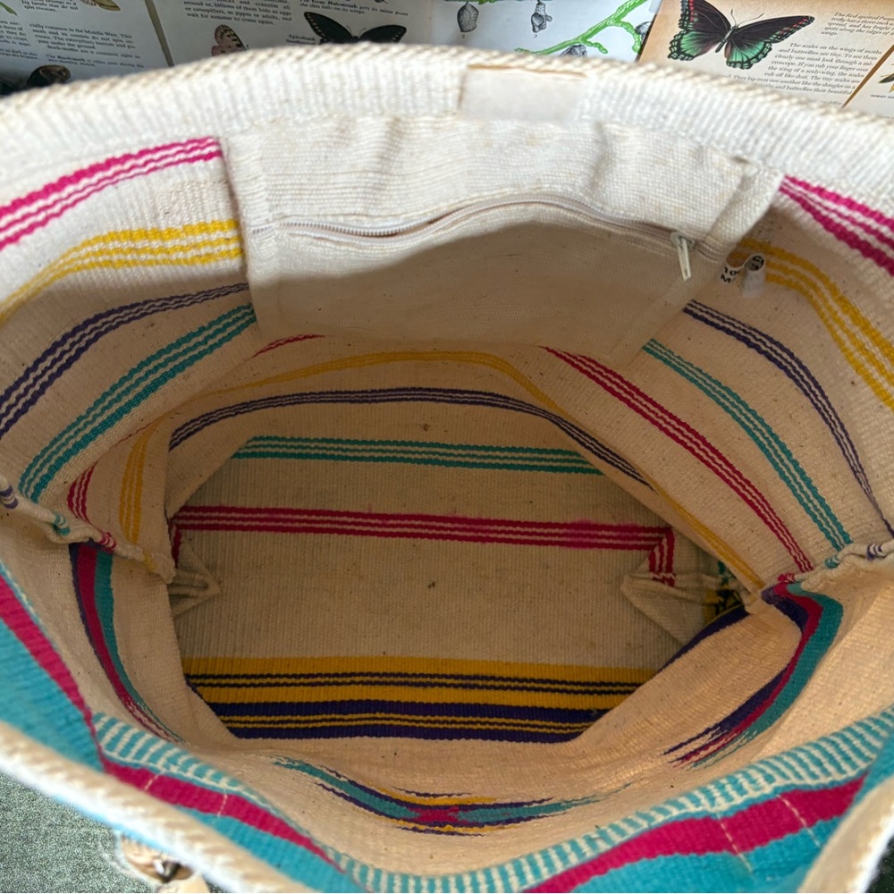 Colorful Patterned Rug Tote Bag - Picture 6 of 7
